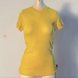 Yellow Mesh T-Shirt